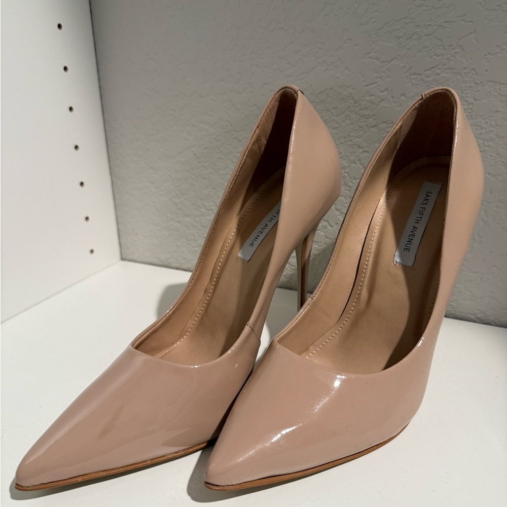 Saks Fifth Avenue Blush Pink Heels